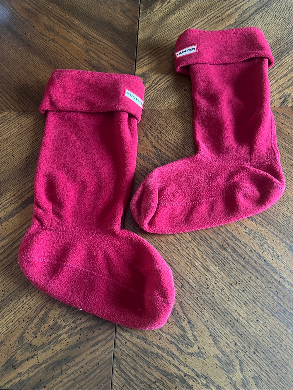 Hunter Red Fleece Boot Liners